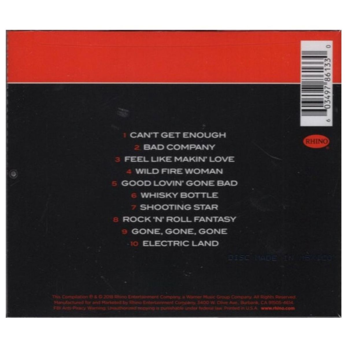 HITWAY MUSIC - BAD COMPANY - AN INTRODUCTION TO BAD COMPANY - CD HITWAY MUSIC