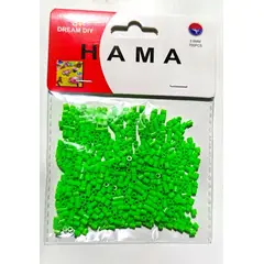 DREAMS - Repuestos Hama Beads Verde Claro 2.6mm 7000 Unid. 10 Bolsas