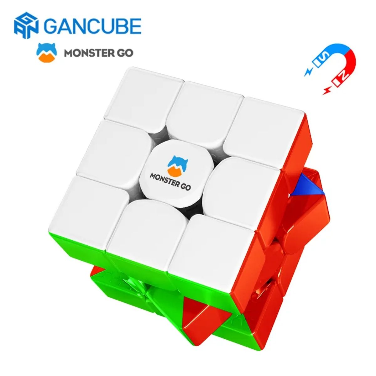 GANCUBE - Cubo Rubik GAN 3X3 Monster GO Magnético Profesional