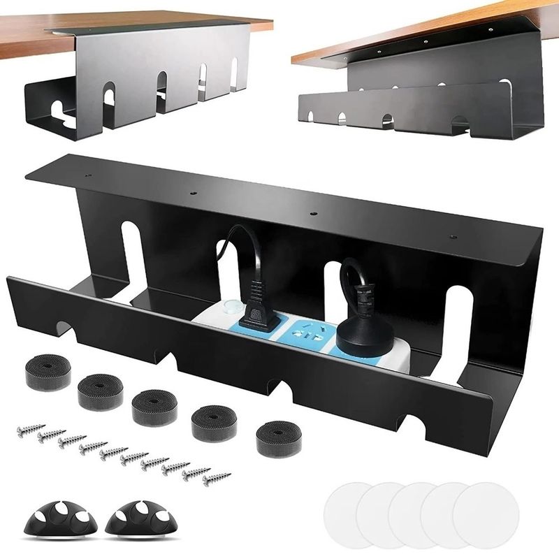 MCI - Bandeja Organizadora de Cables bajo Escritorio - Pack de 2