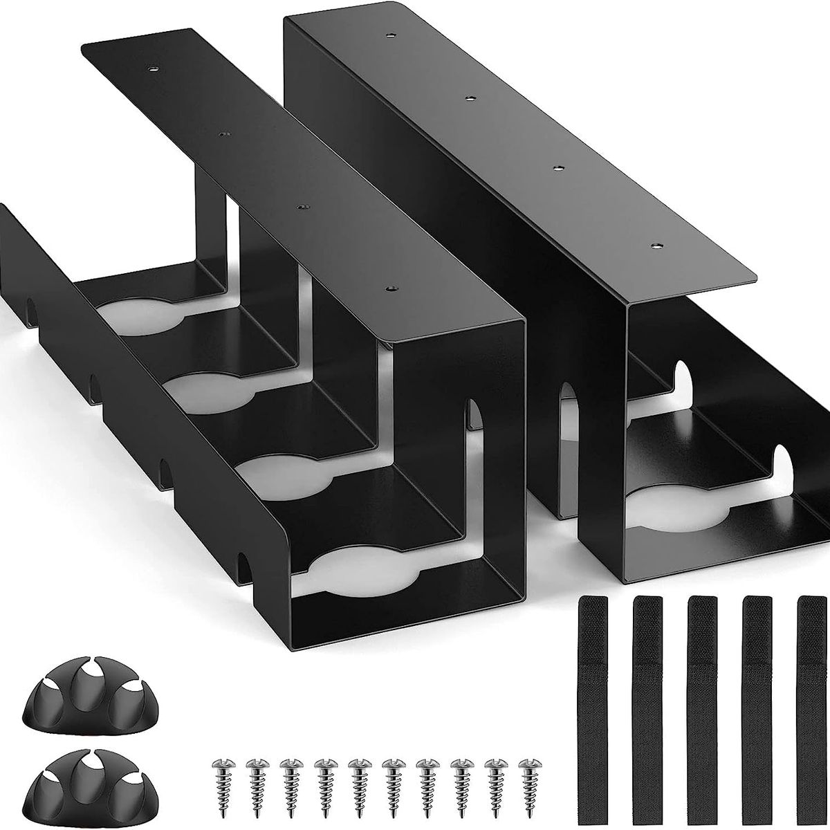 MCI - Bandeja Organizadora de Cables bajo Escritorio - Pack de 2