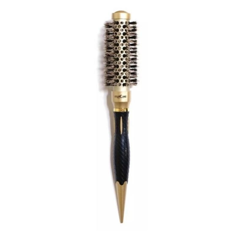 MAXCARE - Cepillo térmico para brushing dorado ceramic con cardas maxcare 25mm