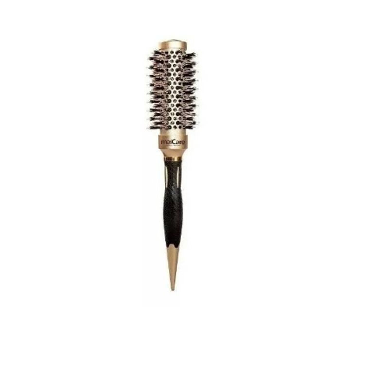 MAXCARE - Cepillo térmico para brushing dorado ceramic con cardas maxcare 32mm