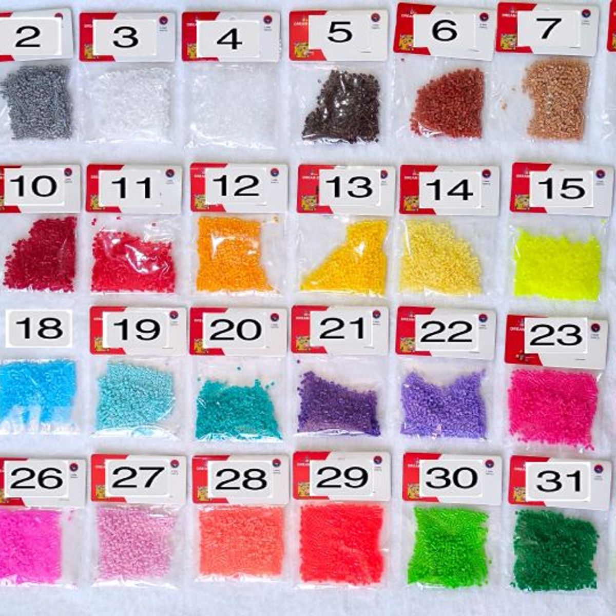 DREAMS - Repuestos Arktal Beads Celeste 2.6mm 7000 Unid. (10 Bolsas)