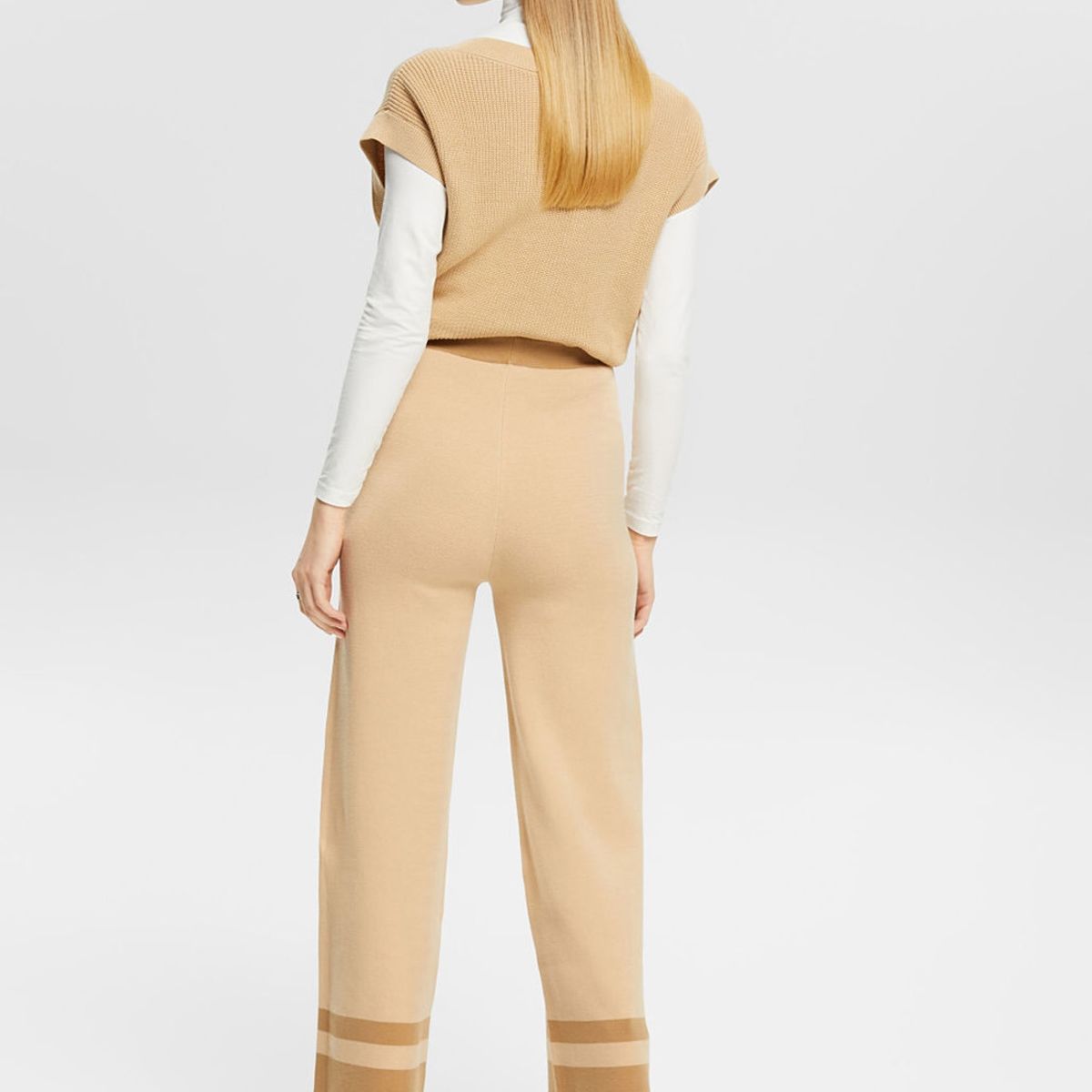 ESPRIT - Pantalón De Punto Con Lineas Mujer Esprit ESPRIT