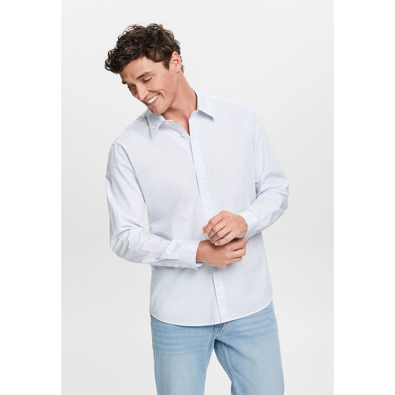 ESPRIT - Camisa Formal Con Estampado Allover Hombre Esprit ESPRIT