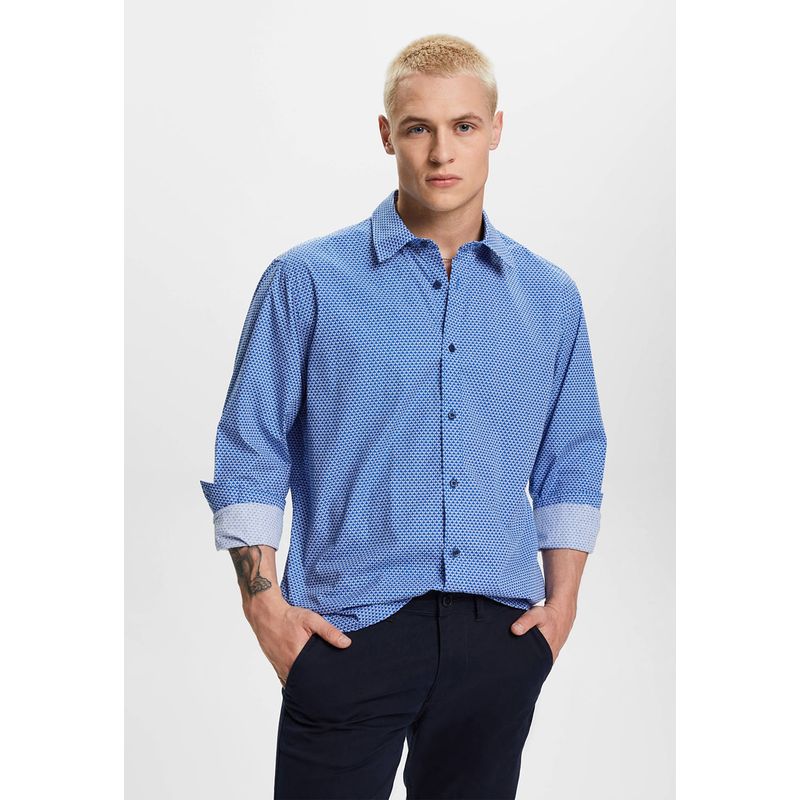 ESPRIT - Camisa Formal Con Estampado Allover Hombre Esprit ESPRIT