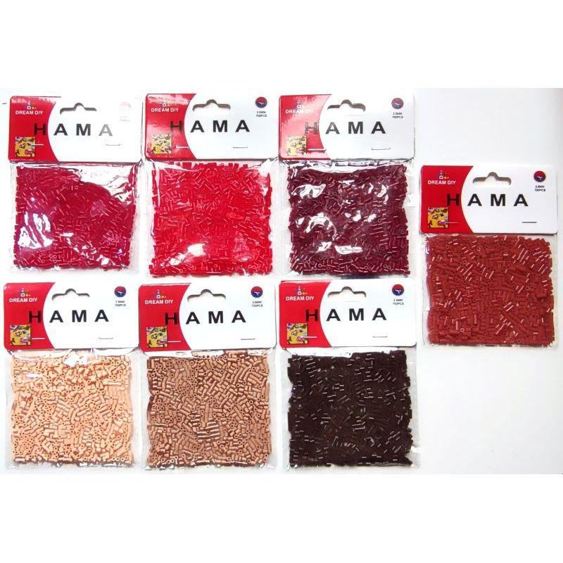 DREAMS - Repuestos Arktal Beads Rojos Y Cafés 2.6mm 9800 Unidades