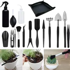 GENERICO - 16 Herramienta Sembrar Planta Terrario Suculenta Cactus