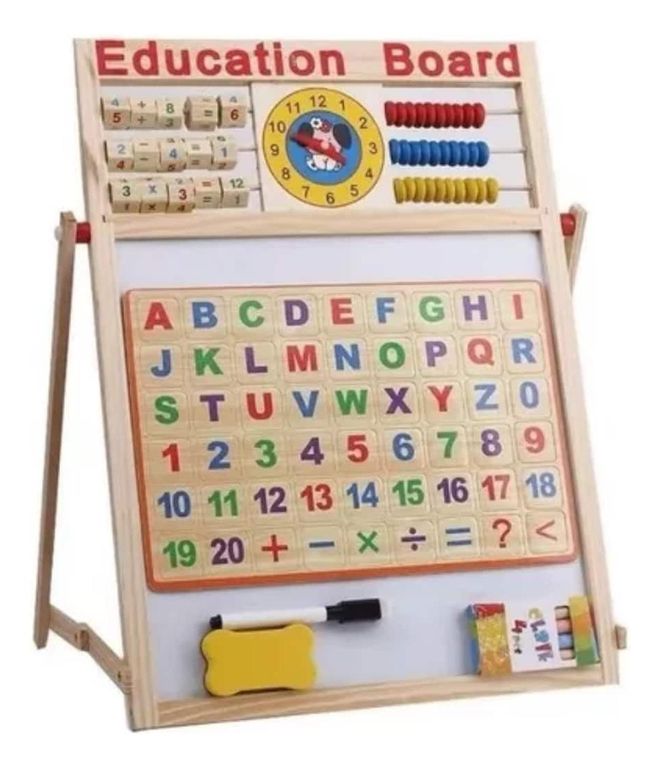 Pizarra Educativa Abc Abaco Multiproposito 44x37 Cm