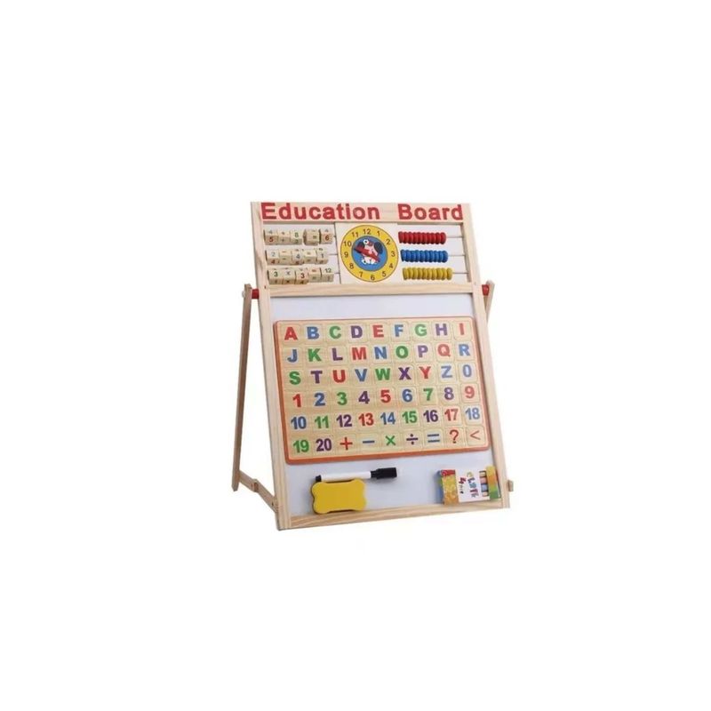 IMPORTCLICK - Pizarra Educativa Abc Abaco Multipropósito 44x37 Cm