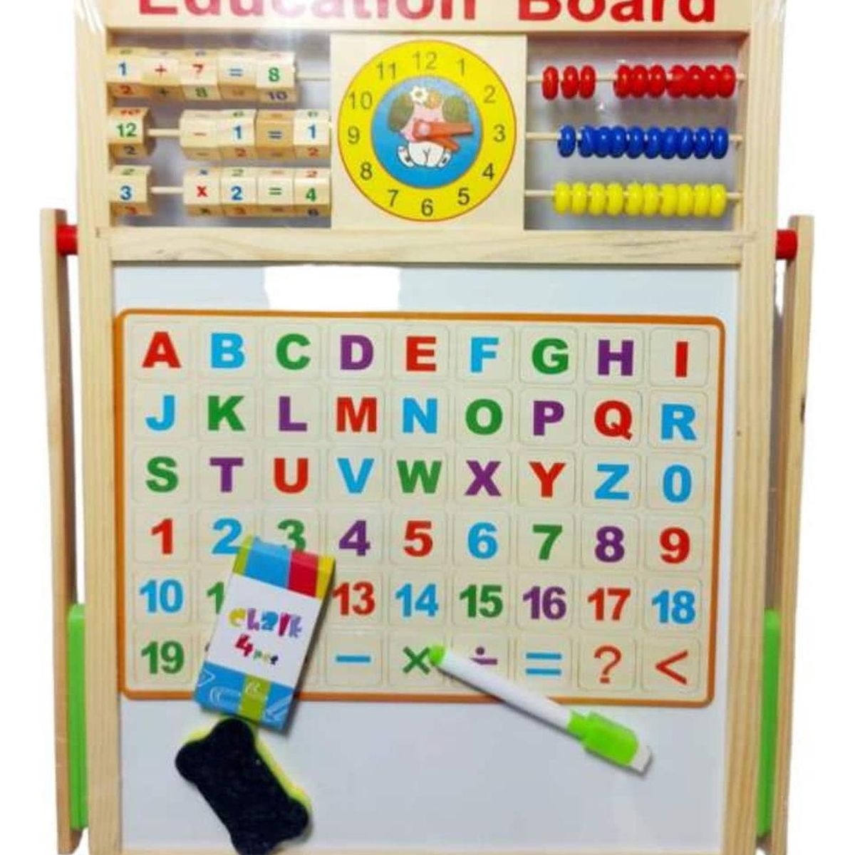 IMPORTCLICK - Pizarra Educativa Abc Abaco Multipropósito 44x37 Cm