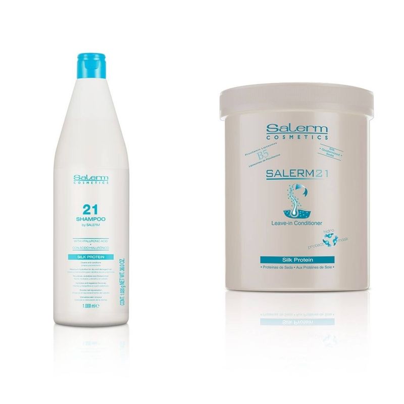 GENERICO - Salerm 21 Pack Shampoo 1000 Ml + Acondicionador 1000 Ml