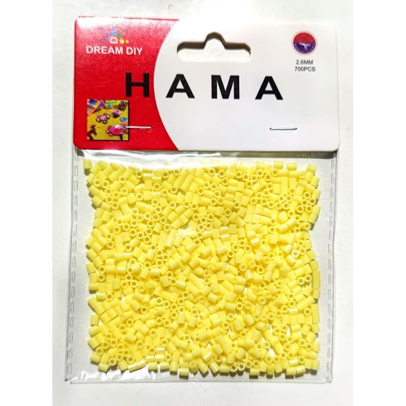 DREAMS - Repuestos Hama Beads Amarillo Pastel 2.6mm 7000 Unidades
