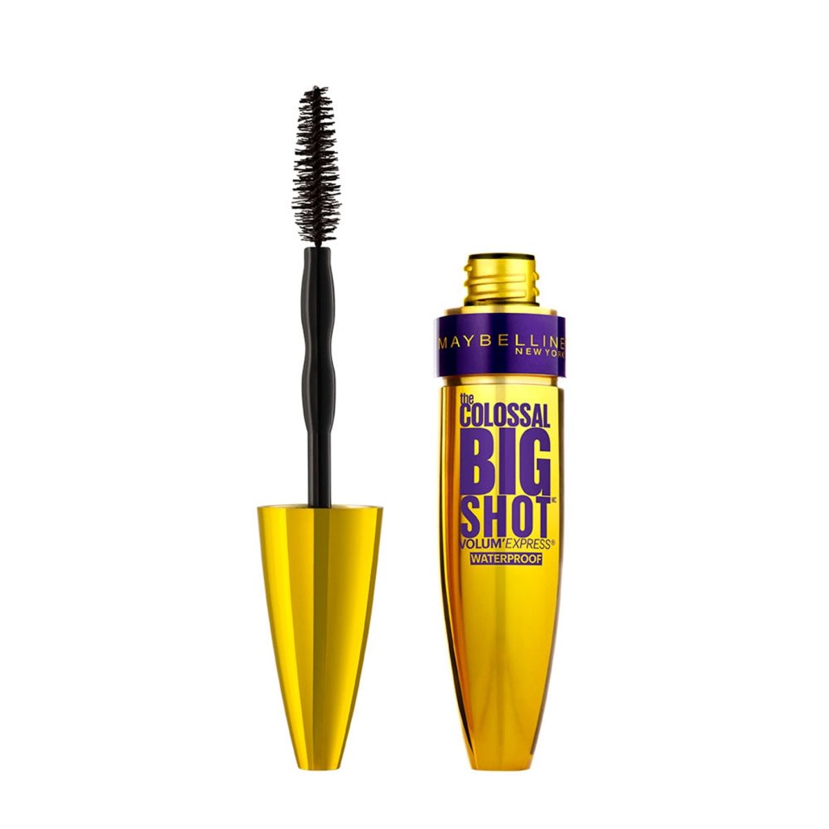 MAYBELLINE - mascara de pestanas colossal big shot a prueba de agua negro