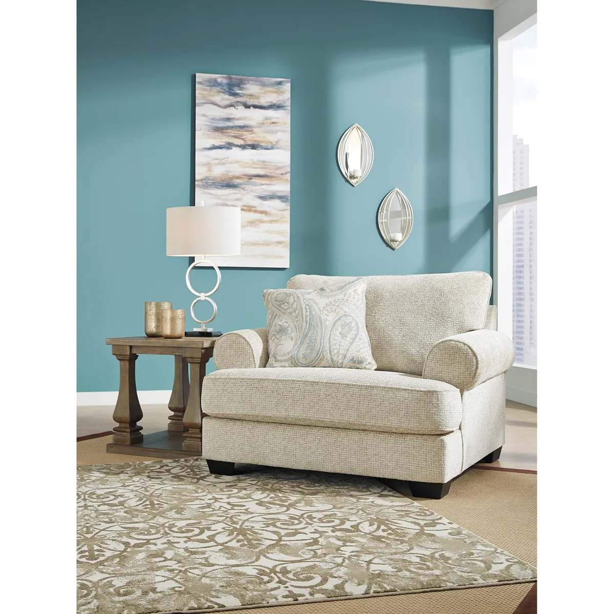 ASHLEY - Sofá 1 cuerpo oversized Monaghan sandstone