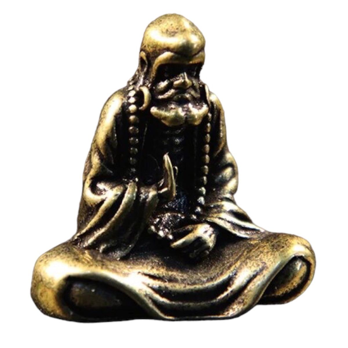 GENERICO - Mini Estatua Buda Viejo Buda Reflexivo Estatua Cobre Deco