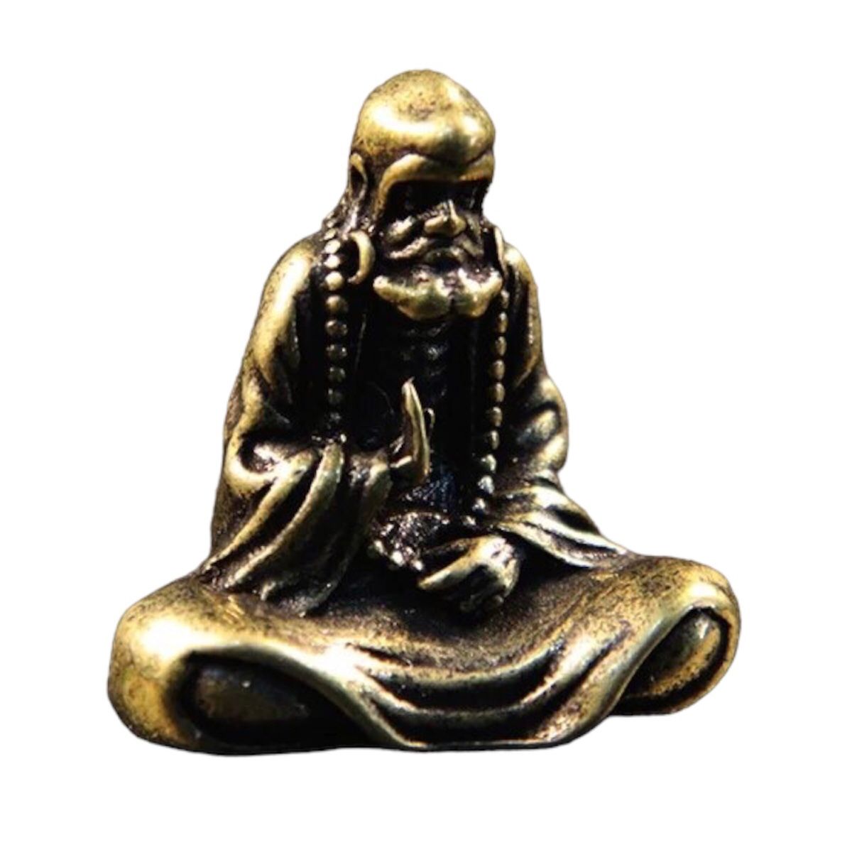 GENERICO - Mini Estatua Buda Viejo Buda Reflexivo Estatua Cobre Deco