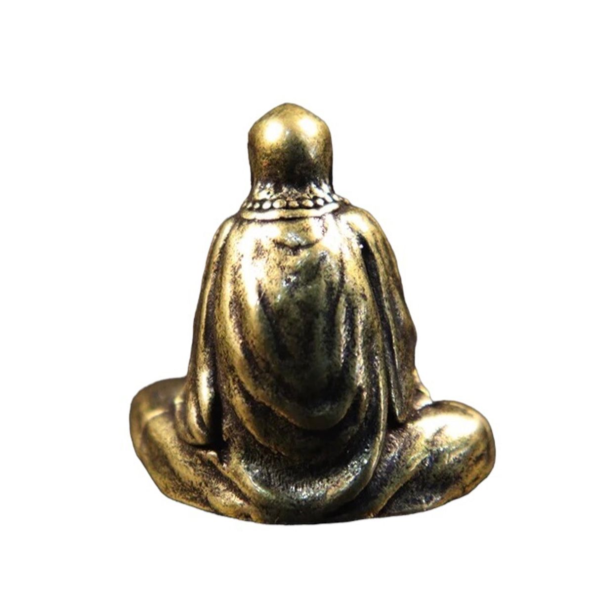 GENERICO - Mini Estatua Buda Viejo Buda Reflexivo Estatua Cobre Deco