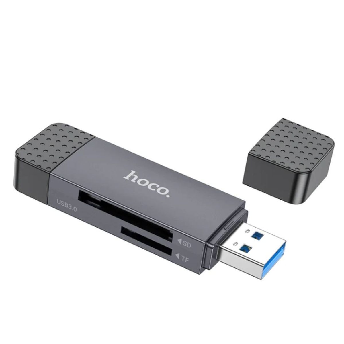 HOCO - Lector de Memoria MicroSD Dual USB 3.0 y USB-C 3.0 Hasta 2TB