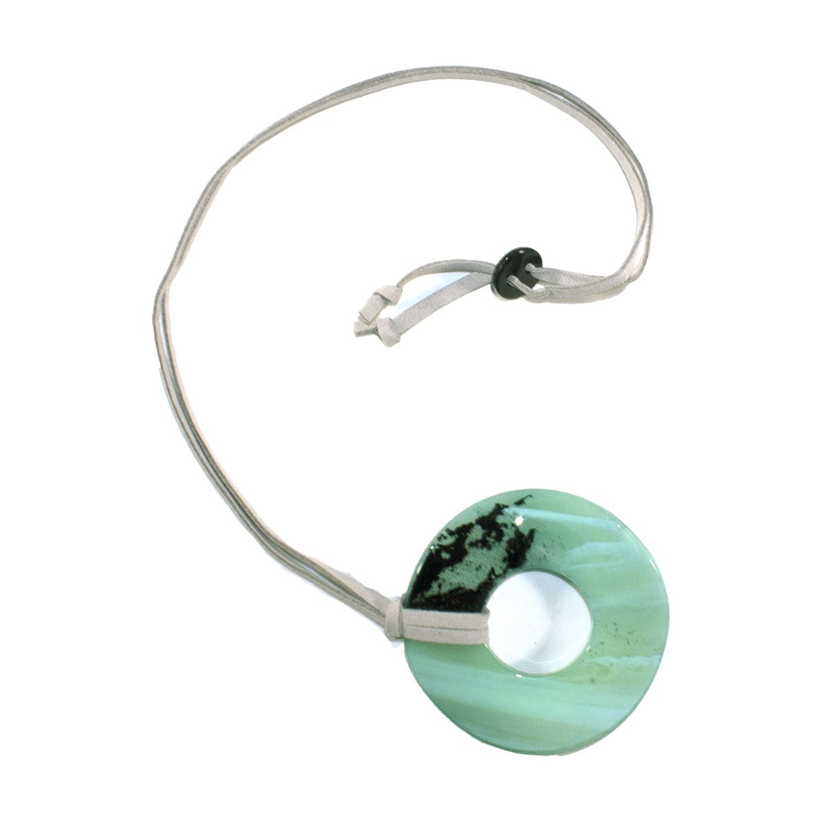 MAILEA - Collar circulo mujer acrílico