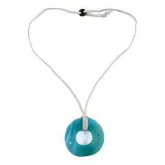 MAILEA - Collar circulo mujer acrílico
