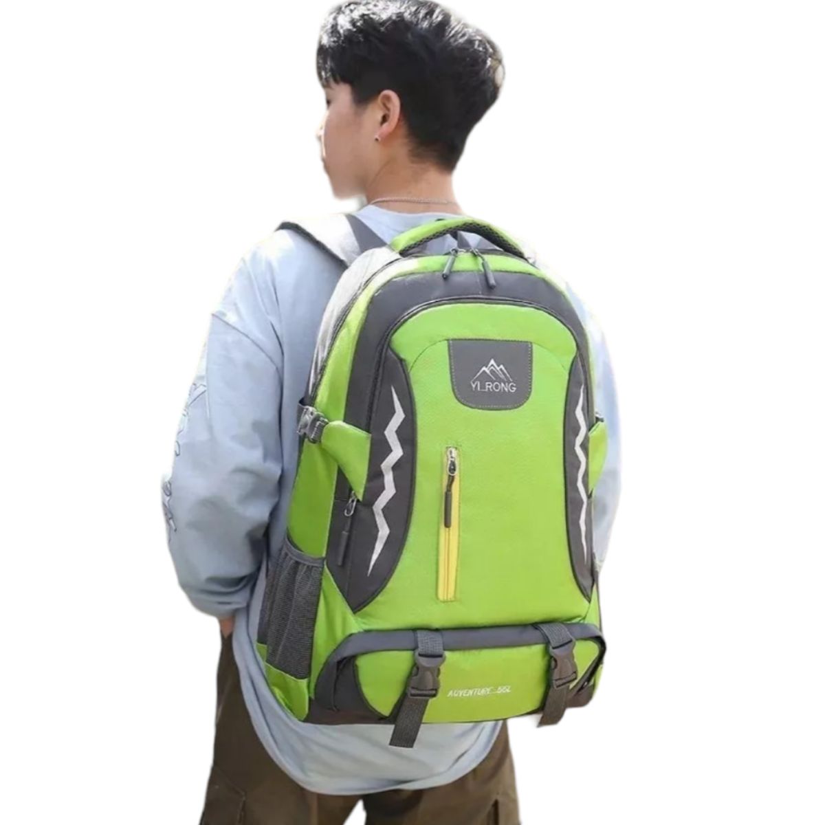 GENERICO - Mochila Bolso De 55l Para Trekking Camping Uso Diario