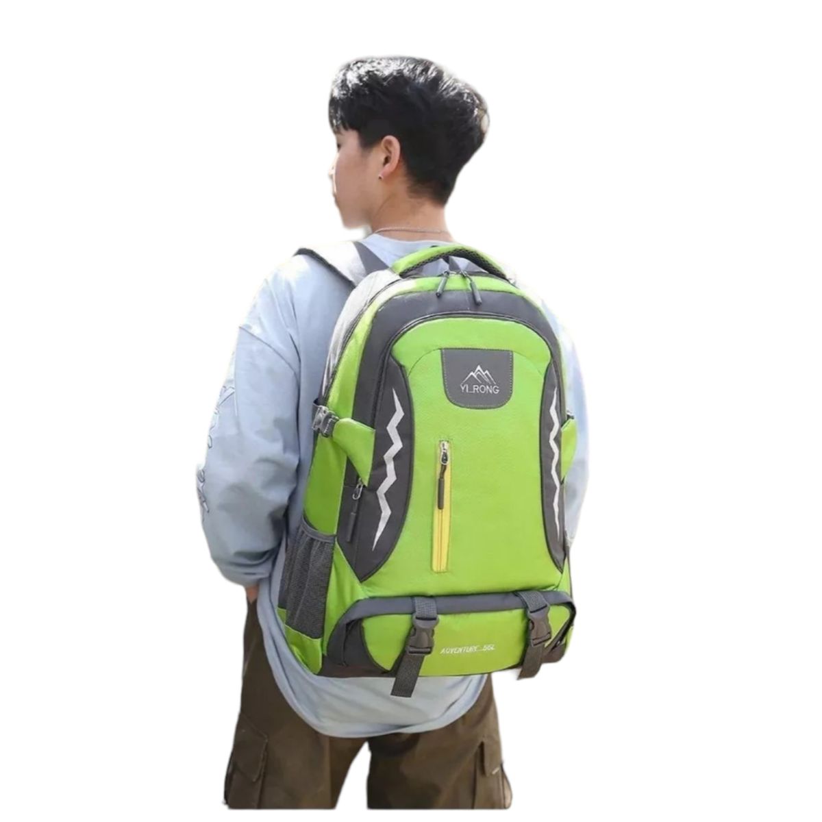 GENERICO - Mochila Bolso De 55l Para Trekking Camping Uso Diario