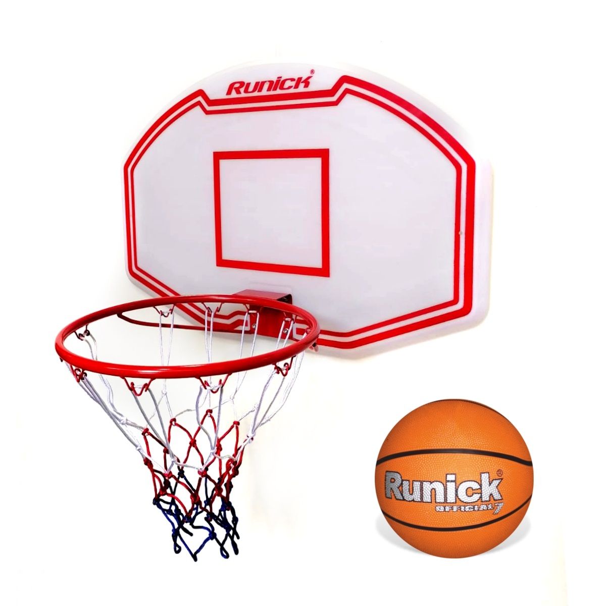 RUNICK - SET TABLERO BASQUET RUNICK MAS BALON BASQUET Nº7