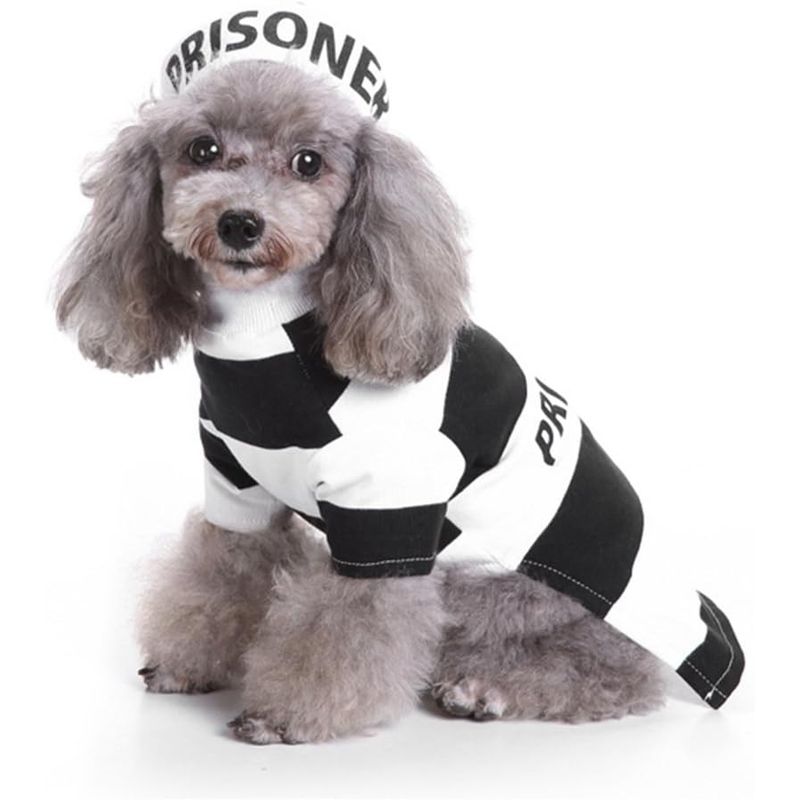 IDS - Disfraz Prisionero Ropa Mascota Perro Gato S