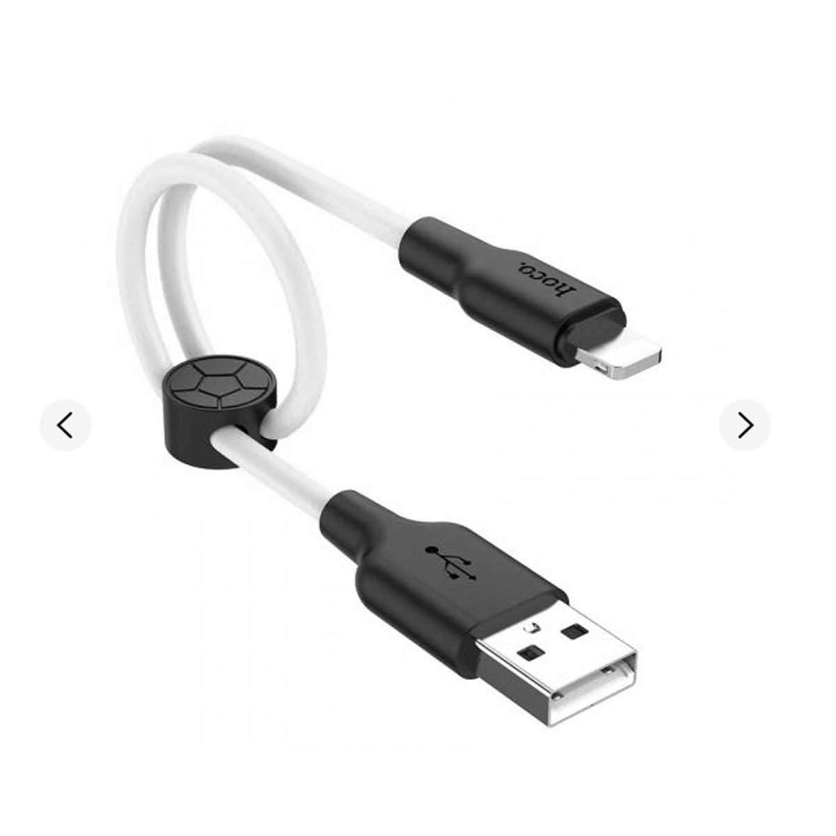 HOCO - Cable Hoco X21 Plus Lightning 2.4 A silicona 25cm