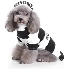 IDS - Disfraz Prisionero Ropa Mascota Perro Gato XL