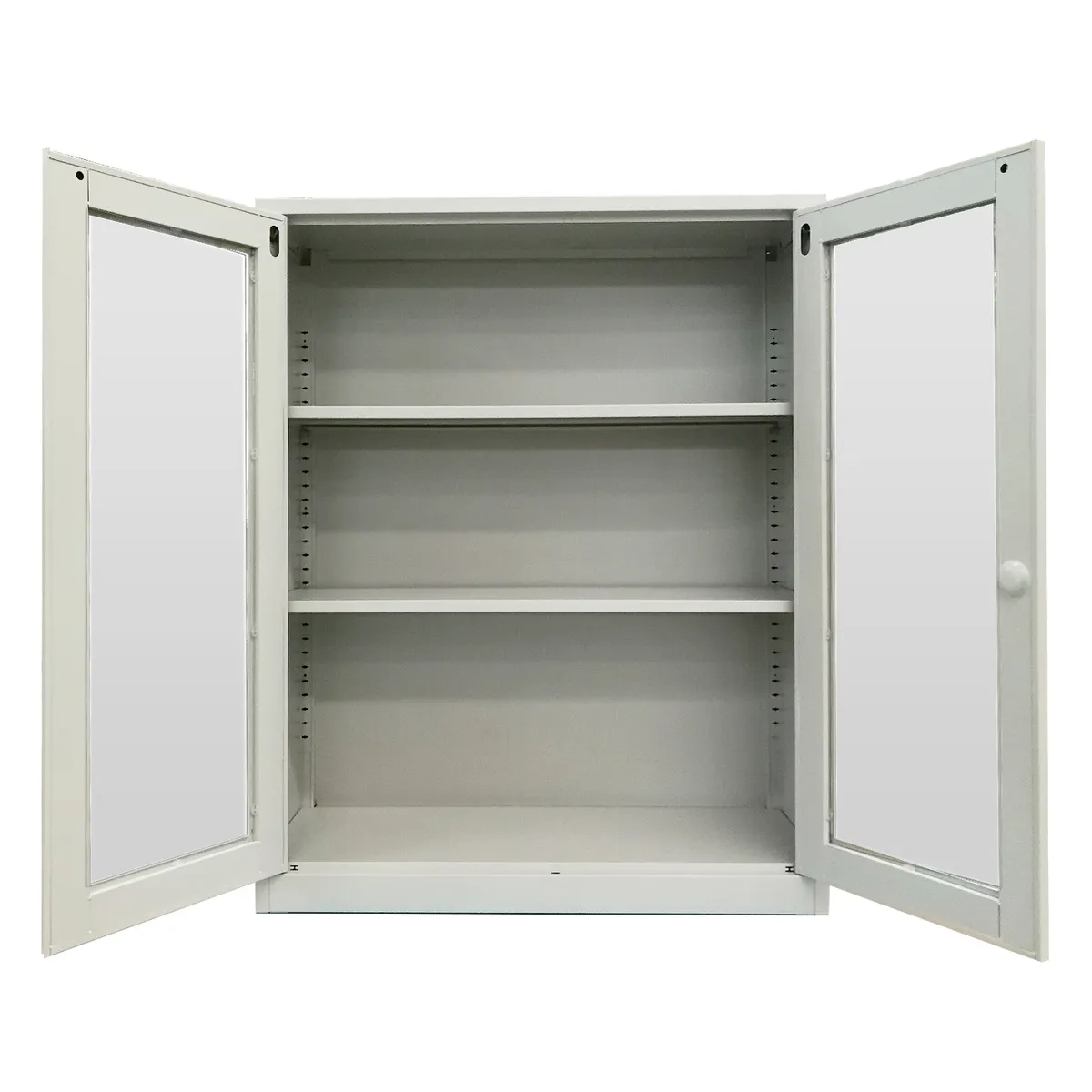 MOBITAT - Estante Metálico Puertas de Vidrio con Repisas MPV Equimet