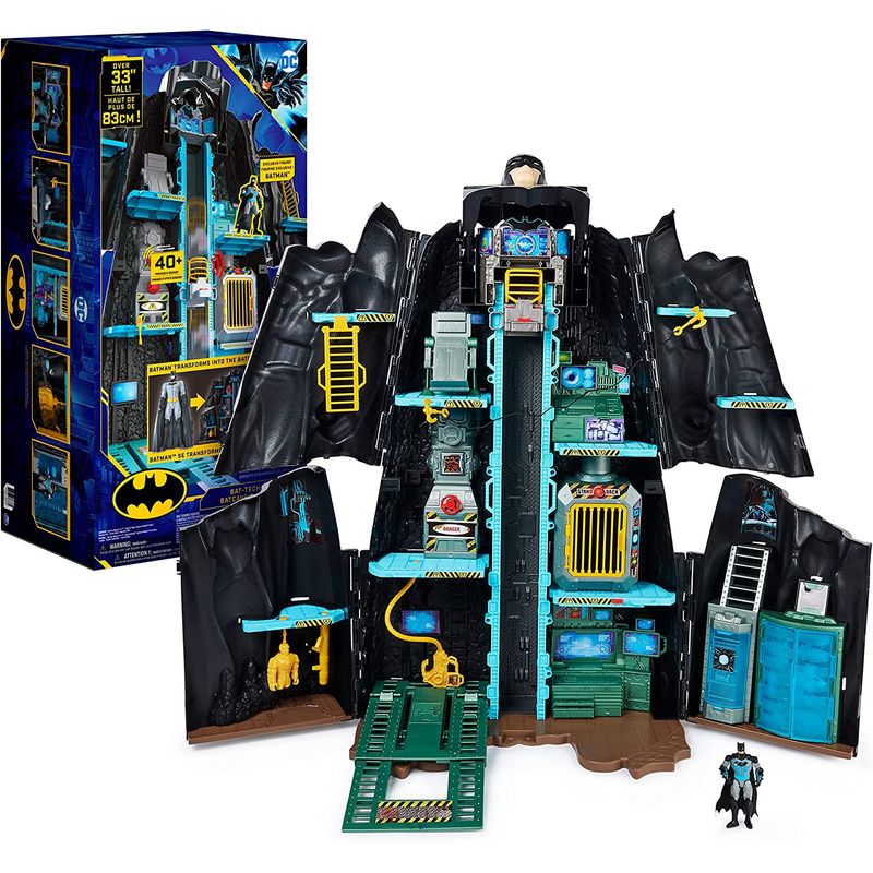DC COMICS - Dc Batman Baticueva Transformable Con Figura