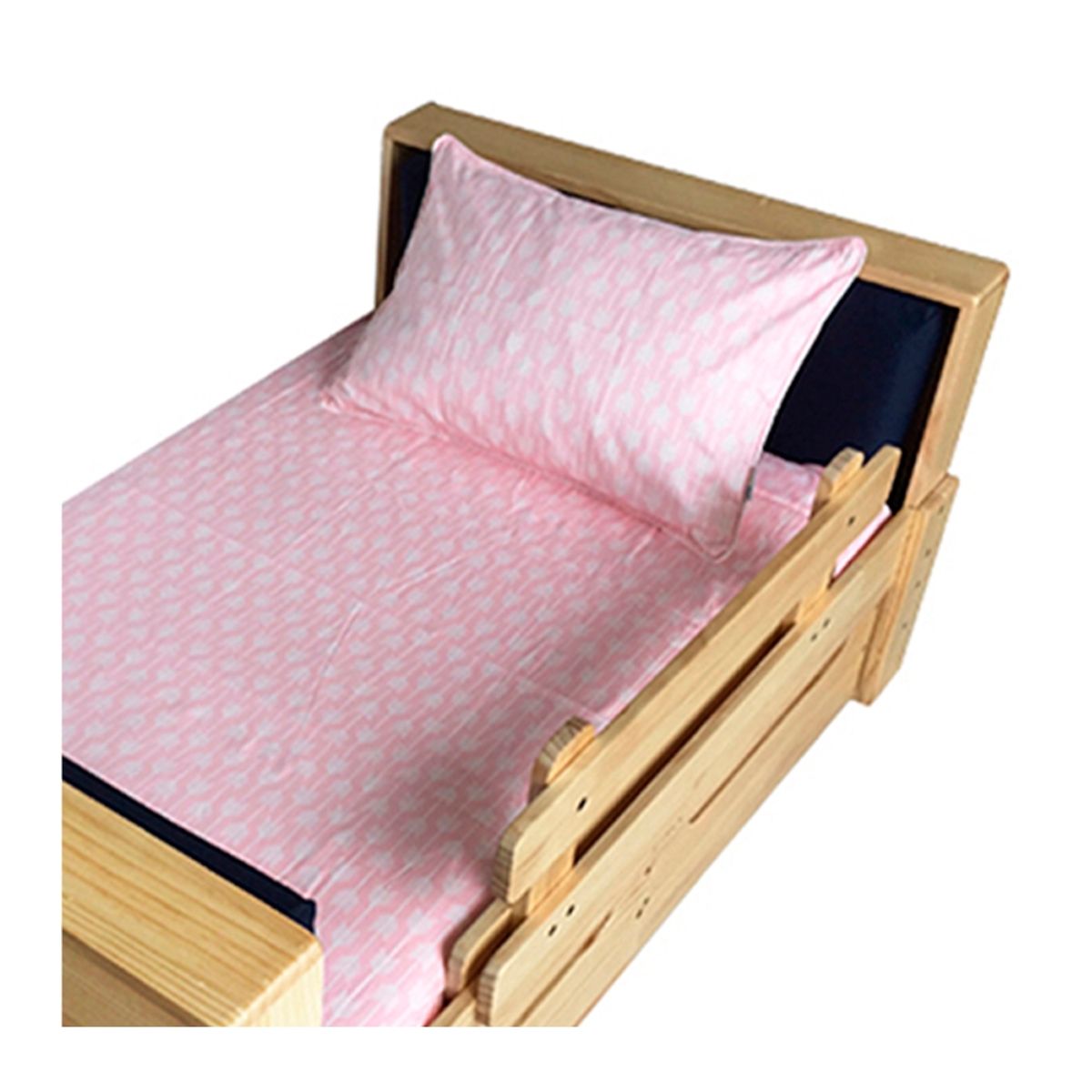 GROWME - Funda cubrecamas pequeña 120 x 140 cms FLECHAS EN ROSADO Infantil niño