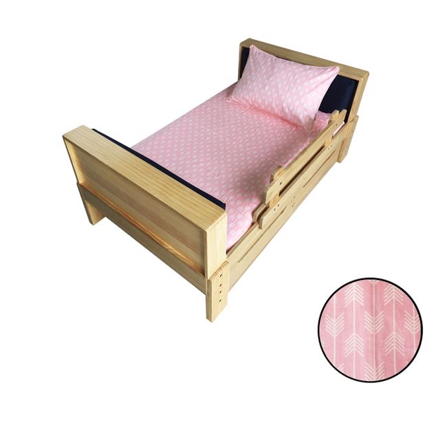 GROWME - Funda cubrecamas pequeña 120 x 140 cms FLECHAS EN ROSADO Infantil niño