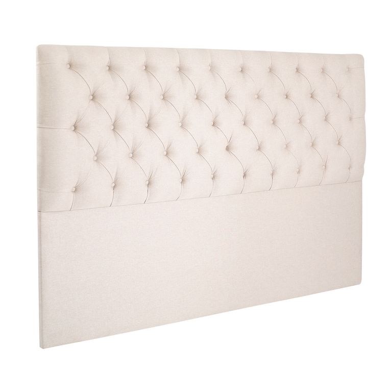 Respaldo Capitone Beige Super King