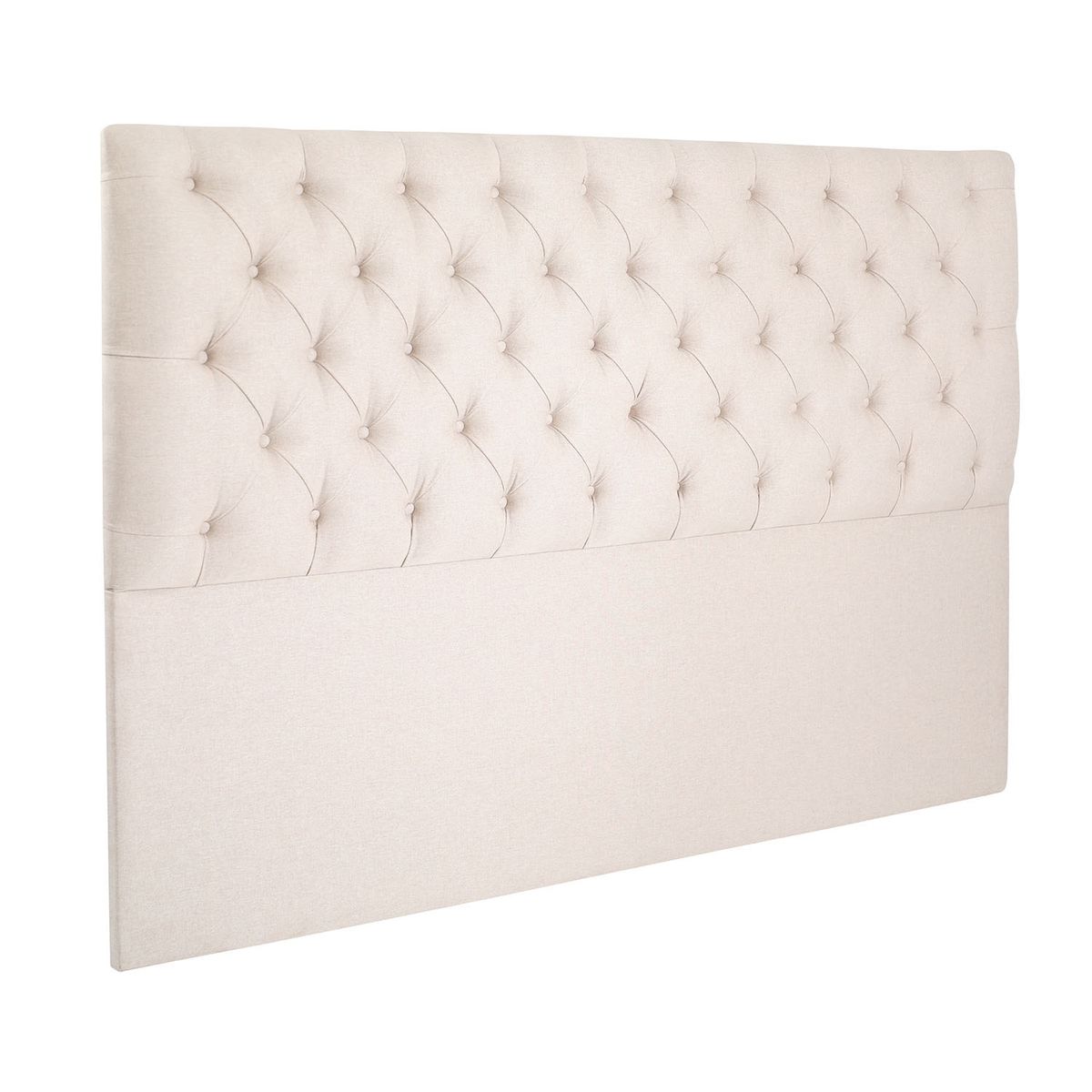 MUEBLES NATIVA - Respaldo Capitoné Beige Super King