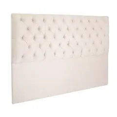 MUEBLES NATIVA - Respaldo Capitoné Beige Super King