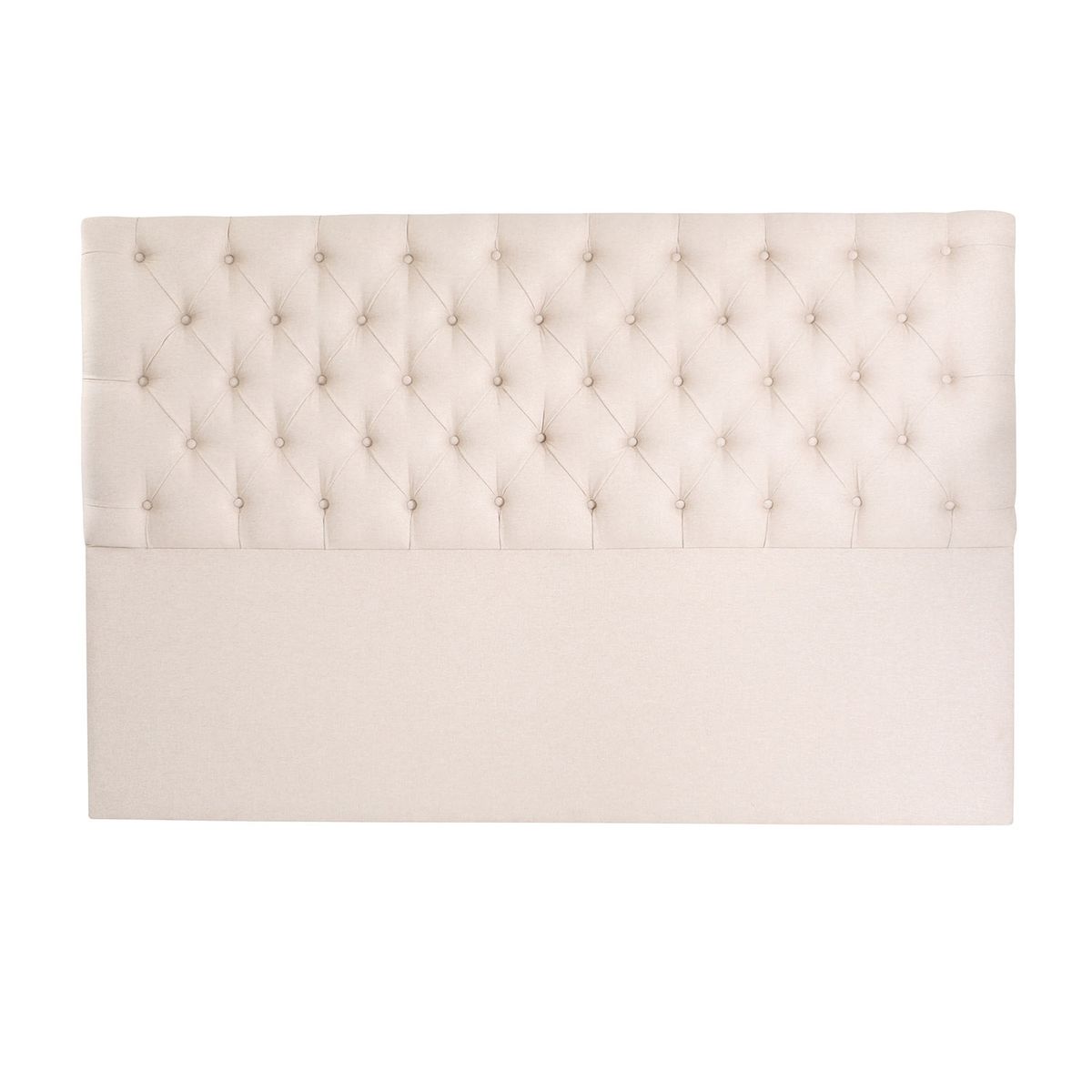 MUEBLES NATIVA - Respaldo Capitoné Beige Super King