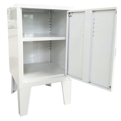 Imagen 2 del producto Velador tipo Locker con llave Blanco