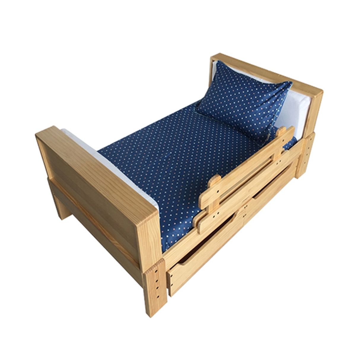 GROWME - Funda cubrecamas pequeña 120 x 140 cms ESTRELLAS EN AZUL Infantil niño