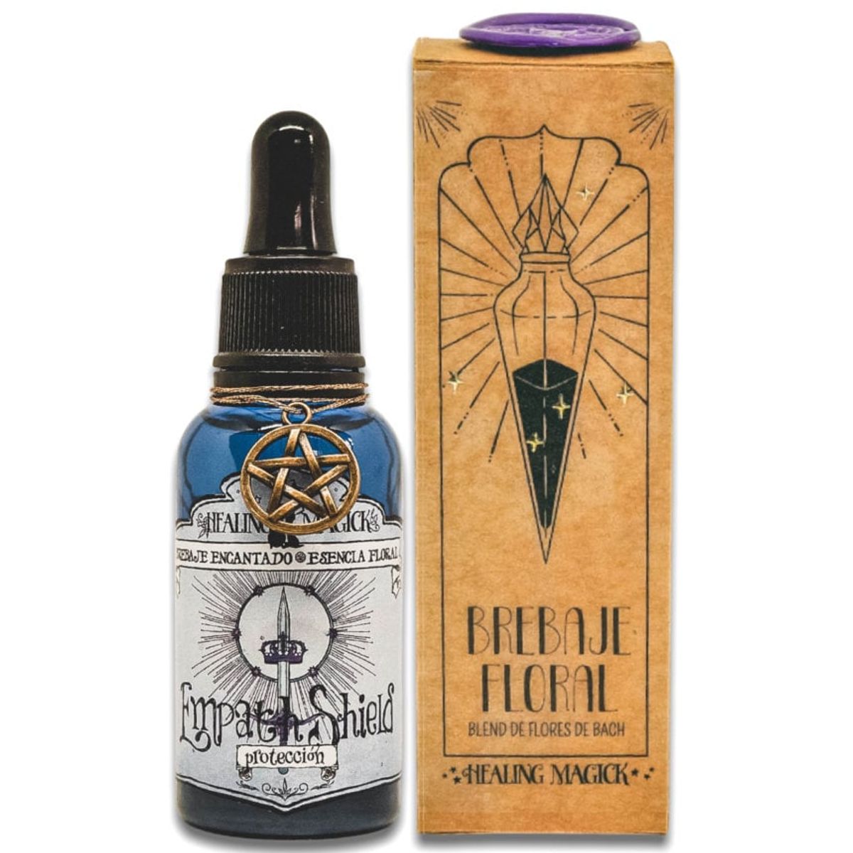 HEALING MAGICK - Empath Shield Esencia Floral Protección PAS