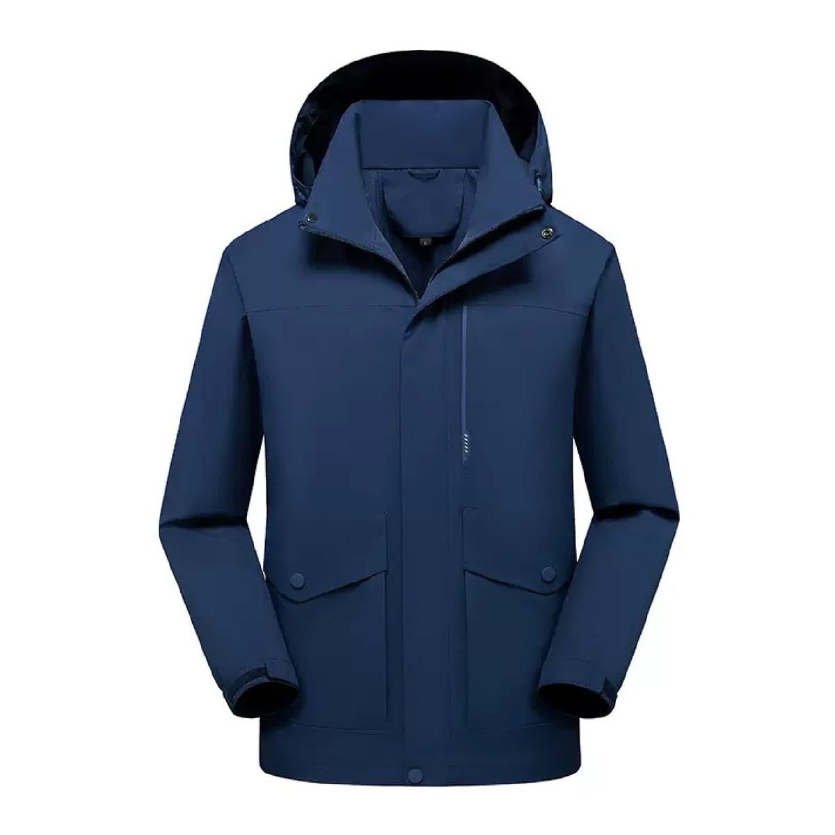 ANDESLAND OUTDOOR APPAREL - Cortaviento Impermeable Urbano Bengala Azul Oscuro Hombre