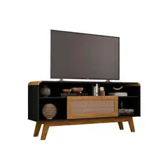 HOGA - Rack Tv 55 Lazuli Negro Rattan