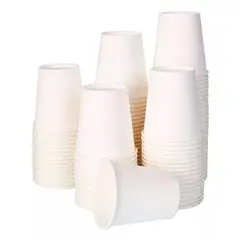ESHOPANGIE - Vaso De Papel 250ml Para Bebida Fría Y Caliente 50 Unidades