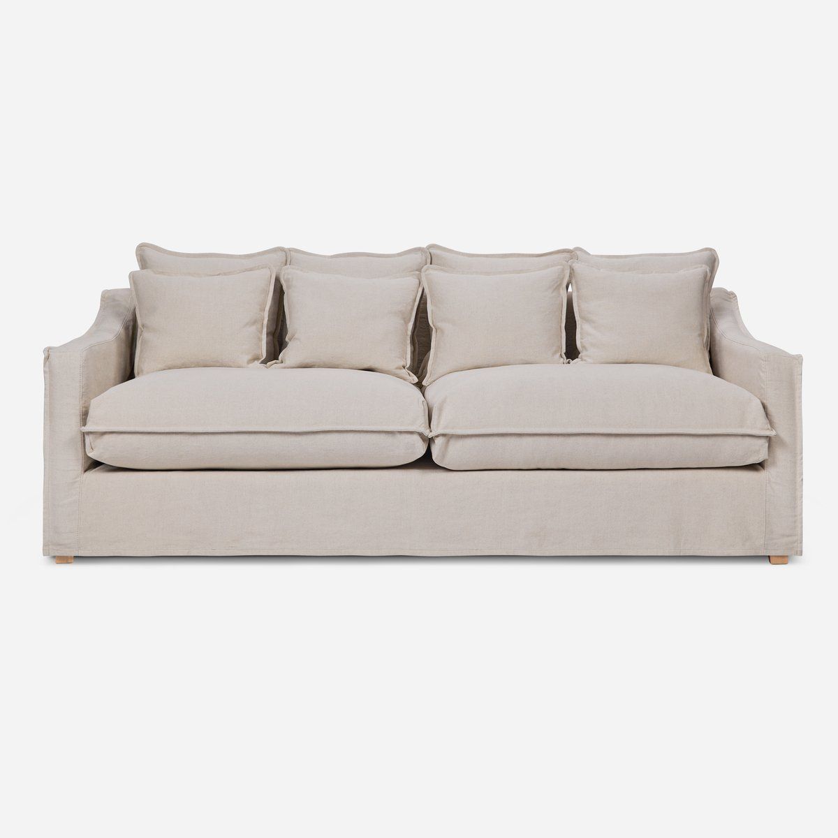 ROSEN - Sofá Rosen Pangrati 3,5 Cuerpos Tela Crudo