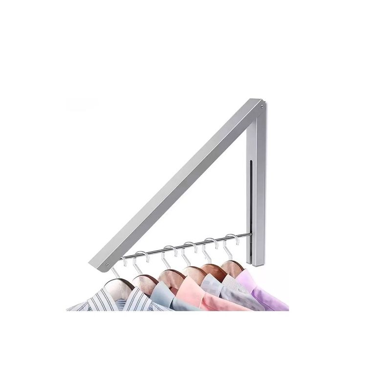 GENERICO - Tendedero Plegable De Pared Colgador Ropa Ajustable