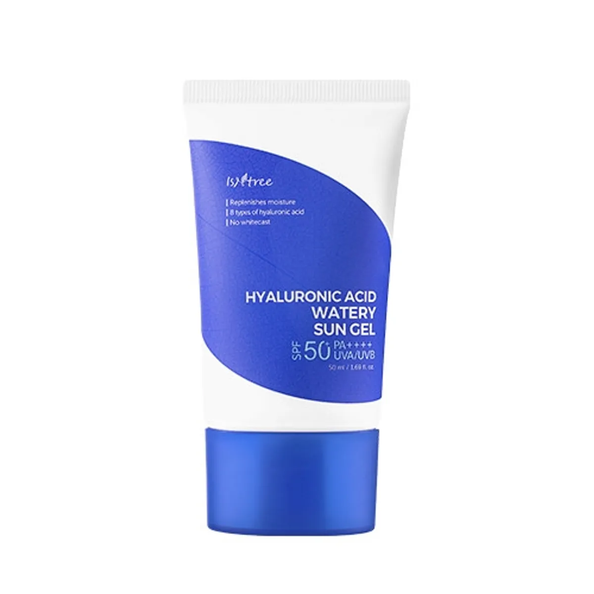 ISNTREE - Protector Solar Ligero toque seco Hyaluronic Acid Watery Sun Gel- Cosmética Coreana