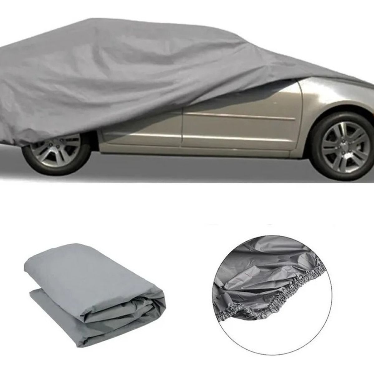 GENERICO - Carpa Funda Cubre Auto Premium Impermeable Talla XXL